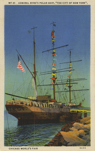 Admiral Byrd's Polar Ship, "The City of New York"