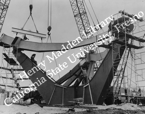 Base of Unisphere under construction