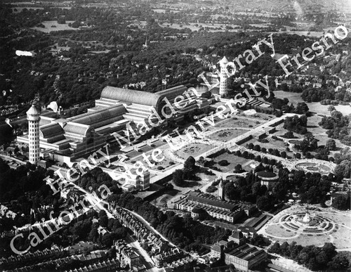 Aerial view of Crystal Palace