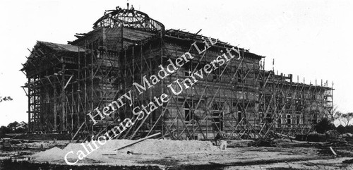 Administration Building under construction