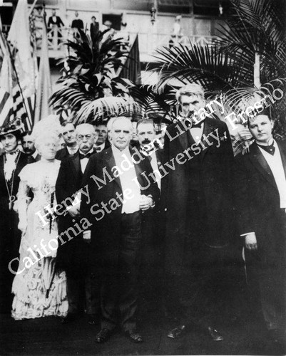 President William McKinley and dignitaries at event