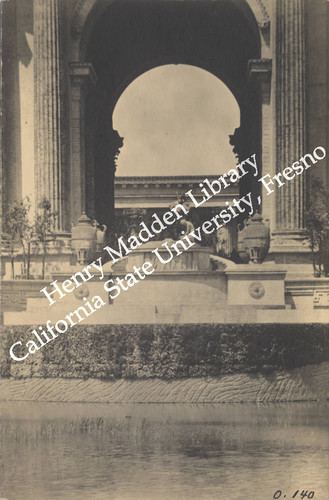 Altar at West base of Palace of Fine Arts rotunda