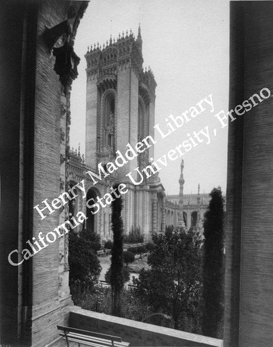 View of Mullgardt's Tower through arch