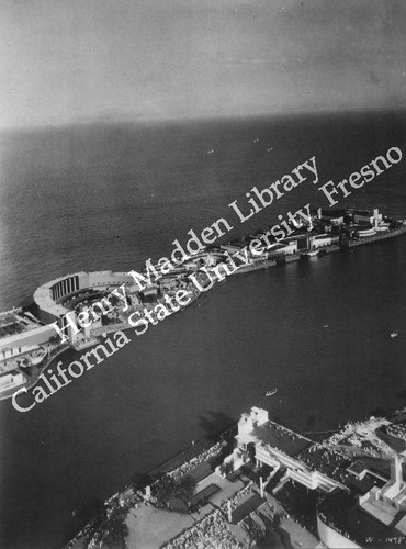 View of exposition and the lake