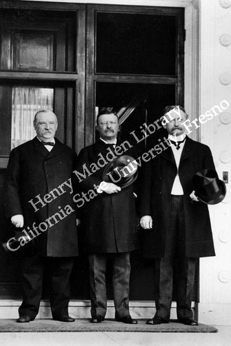 President Grover Cleveland, President Theodore Roosevelt and President David Francis