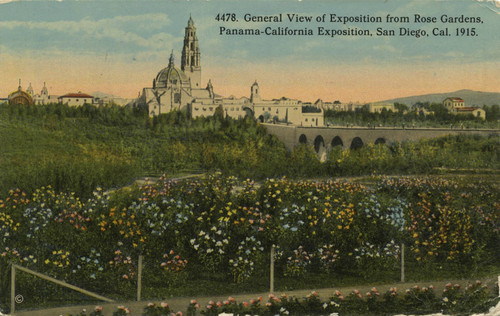 General View of Exposition from Rose Gardens