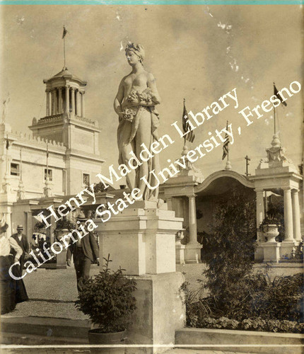 Statue of Ceres in front of Mines and Mining Building