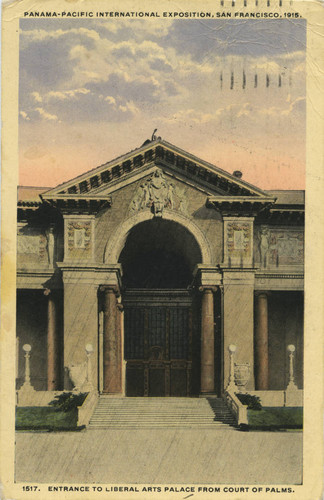 Entrance to the Liberal Arts Palace from Court of Palms