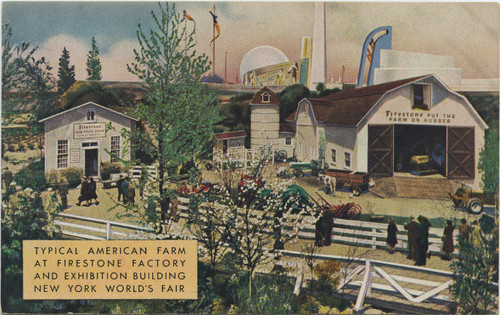 Typical American Farm at Firestone Factory and Exhibition Building, New York World's Fair