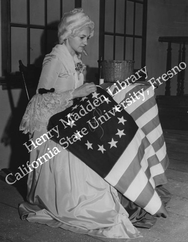 Actress portraying Betsy Ross