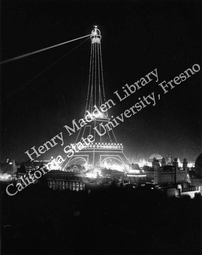 Eiffel Tower at night