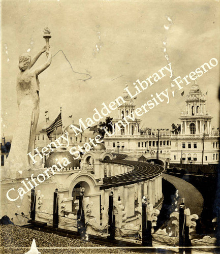 Statue on top of Mines and Mining Building