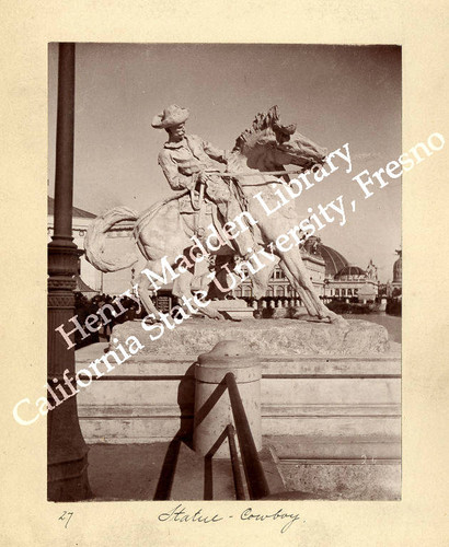 Statue "Cowboy" by Proctor at the west lagoon