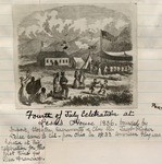 Fourth of July celebration at Lesse's House, 1836