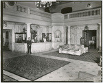 [Registration desk and lobby at Sacramento Hotel, 10th and K Streets, Sacramento]