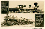 [Collage of railroad locomotives, CP-55, CP-4328]