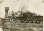 First locomotive in Calif 1855, photo at Folsom, brought around the Horn, no. 29 MB collection