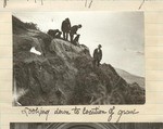 Looking down to location of [Heslin's] grave.