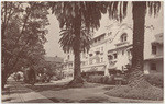 "Internationally famous" Hollywood Hotel, Hollywood Blvd. Highland Ave. to Orchid St., Hollywood, California (2 views)