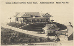 Scenes on Brown's Pierce Arrow Tours. Auditorium Hotel, Phone Pico 502, Bernheimer home, Hollywood, Cal.