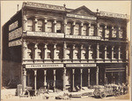 Frank Brothers, importers and dealers in agricultural implements. View of Frank Brothers' agricultural warehouse, 319 and 321 Market Street, San Francisco, Cal. (2 views)