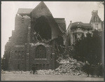 Earthquake damage, St. Luke's Church. Van Ness Ave