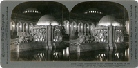 Night illumination of the "Fountain of Earth" in the Central Pool of the Court of Abundance, Panama-Pacific Int. Exp., San Francisco, Calif., 17753