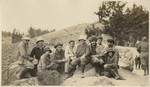 At Tower Falls. Gretchen, Bobby A, Helen, George, Nurmi, Rusty, Mary, Ollie, Jelly and Dorothy H.