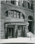 [Sutter Club entrance and marquee, 327 J Street, Sacramento]
