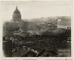 Lindbergh's reception at Civic Center