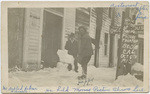 Scene in front of moving picture theater, Bodie Cal., Oct. 5th 1912