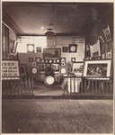 Louis Dampf & Co., manufacturers and dealers in gold and black walnut frames, view of exhibit at the Mechanics' Fair, San Francisco, 1880 (2 views)