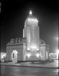 Specifications Motor Oil Station, Washington Boulevard & 8th, night shot