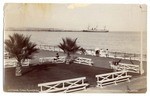 [Steamer Santa Rosa and wharf as seen from our Plaza]