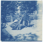 [Woman and boy in Beckwourth, Plumas Co.]