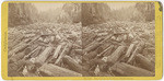 Jam of logs on Big River, Mendocino Co., No. 1152