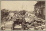 Unloading ships along water front, Pasic [i.e. Pasig] River