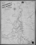 Chart of the Sacramento & San Joaquin Rivers : showing all landings to Sacramento and Stockton and roads leading to them