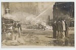 [Firemen at site of Los Angeles Times building]