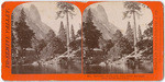 Sentinel Rock, 3,270 feet high, Hutchings' Hotel, and the Merced River, # 1621