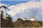 Greetings from Hollywood, California, dramatic view of the Griffith Observatory