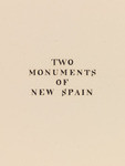 Two monuments of New Spain (2 views)