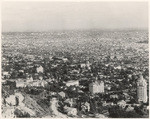 Hollywood and Los Angeles California as seen from Hollywood Hills, B2588