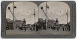 Tight rope walkers in the air, free entertainment on the "Zone," Panama-Pacific Int. Exp., San Francisco, Calif. # 17741