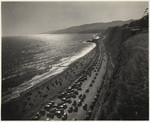 [Exterior landscape view of Santa Monica Beach and Palisades, Pacific Coast Highway, Santa Monica]