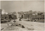 California St West from Leavenworth showing buildings creeping over the California Street hill - one year after