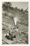 Hydraulic construction of State Hi-Way thru LaGrange Mine, Weaverville, Calif. (2 views)