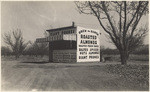 [Drew Ranch fruit and almond stand]