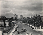 [Exterior view of cityscape from Westlake Park]