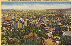 A portion of business section of Hollywood, California, Los Angeles in the distance, 833